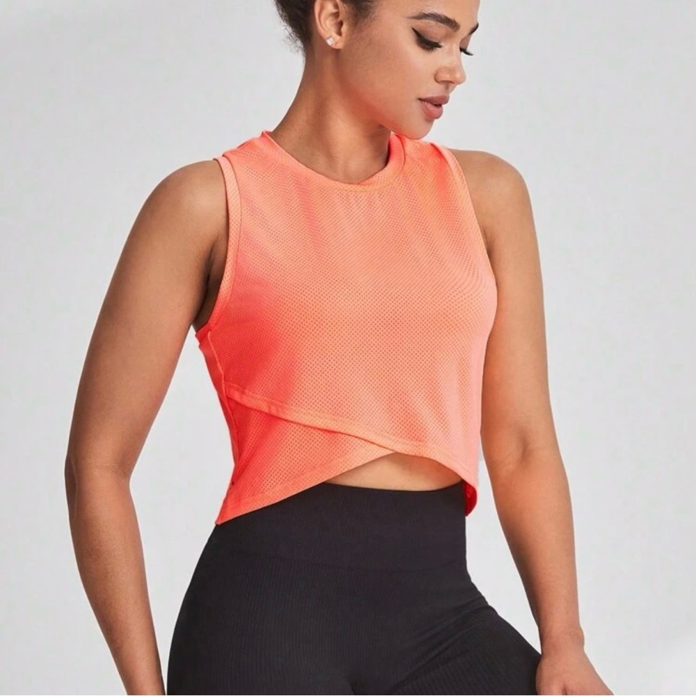 SHEIN Asymmetrical Sports Tank Top